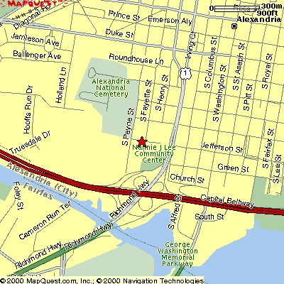 Lee Center map